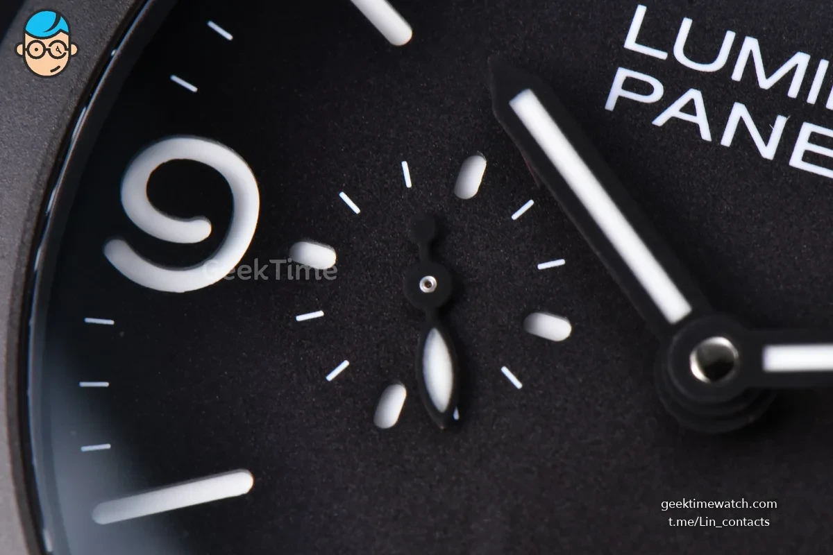 PAM1467 Luminor BiTempo Titanium DLC 44mm VSF Black Dial Gray Nylon Strap P9010