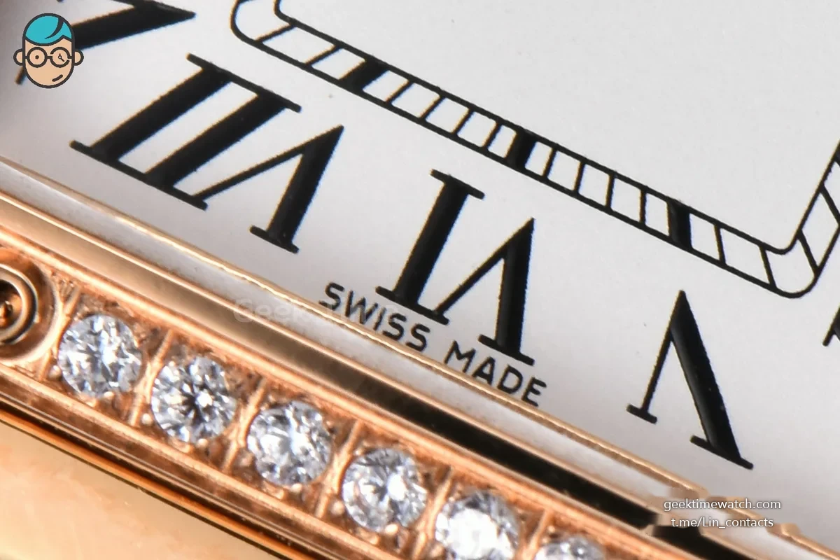 Panthère 22mm AF RG Diamond White Dial RG Bracelet Ronda Quartz
