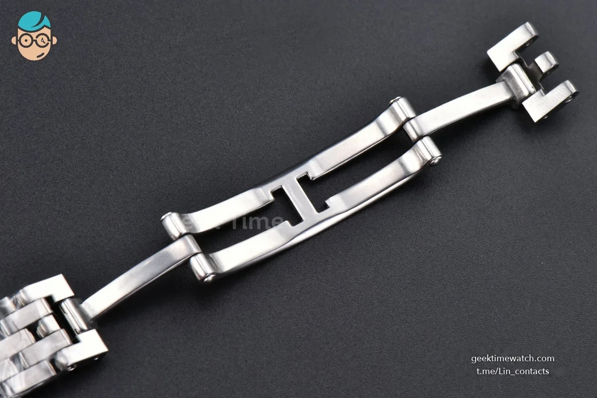 Panthère 22mm AF SS Diamond Bezel White Dial SS Bracelet Ronda Quartz