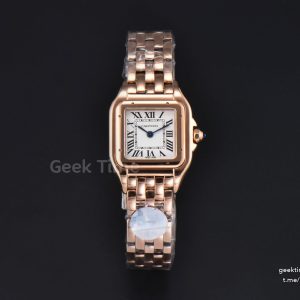 Panthère Secrete Ladies 22mm RG BVF  White Dial RG Bracelet Ronda Quartz