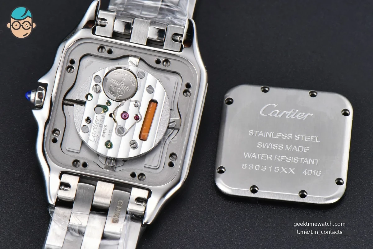 Panthère Secrete Ladies 27mm SS BVF White Dial on SS Bracelet Ronda Quartz