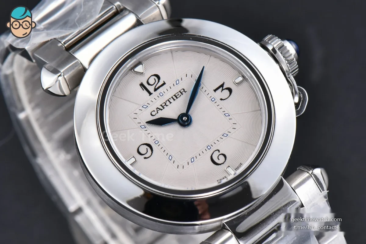 Pasha Ladies AF 30MM White Dial SS Bracelet Jap Quartz