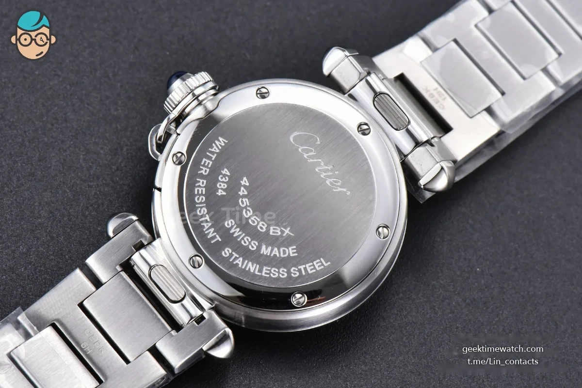 Pasha Ladies AF 30MM White Dial SS Bracelet Jap Quartz
