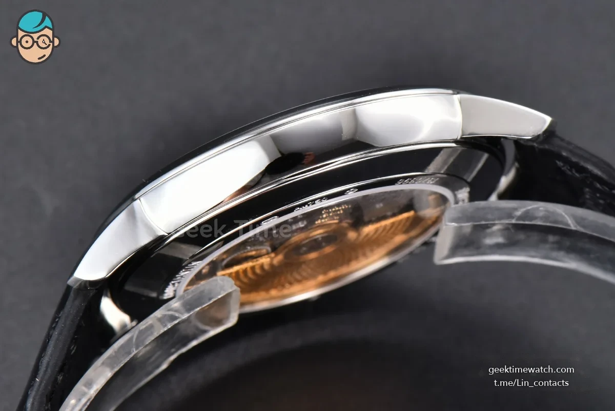 Patrimony Date 40mm ZF White Dial Black Leather Strap MIYOTA 9015