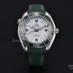 Planet Ocean 43.5mm VSF  Green Gray Dial Rubber Strap A8900