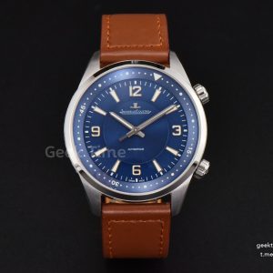 Polaris Geographic 40mm LTF Blue Dial Brown Leather Strap MIYOTA 9015