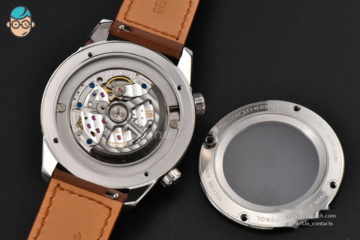Polaris Geographic 40mm LTF Blue Dial Brown Leather Strap MIYOTA 9015