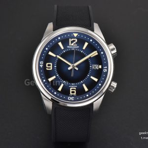 Polaris Geographic 42mm JQKF Blue Dial Black Rubber Strap A2824