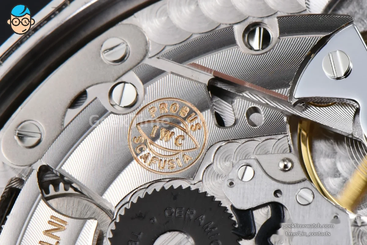 Portugieser Automatic 7 Days IW501701 42mm SS APSF White Dial Gold Numeral Markers SS Bracelet A52010