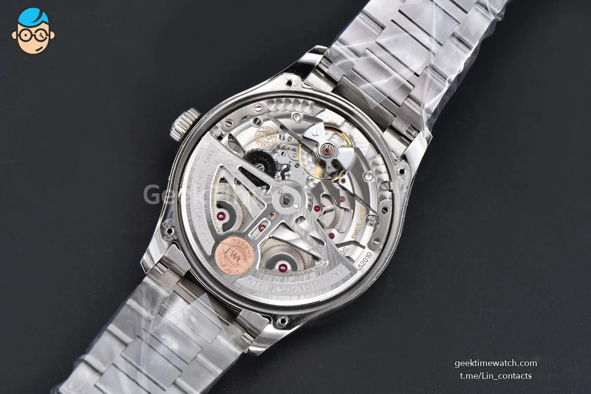 Portugieser Automatic 7 Days IW501702 42mm SS APSF White Dial Blue Numeral Markers SS Bracelet
