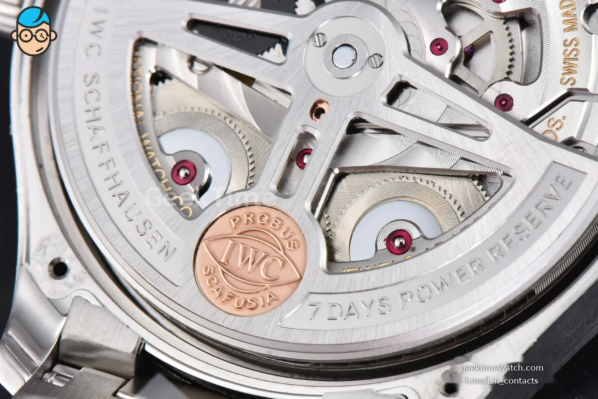 Portugieser Automatic 7 Days IW501702 42mm SS APSF White Dial Blue Numeral Markers SS Bracelet