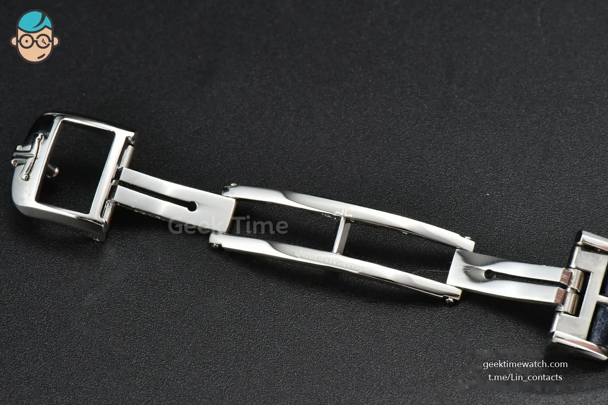 Reverso One 3288420 Real Diamond 20mm IMF White Moissanite Blue Leather Strap Swiss Quartz (wth CZ stones 238$)