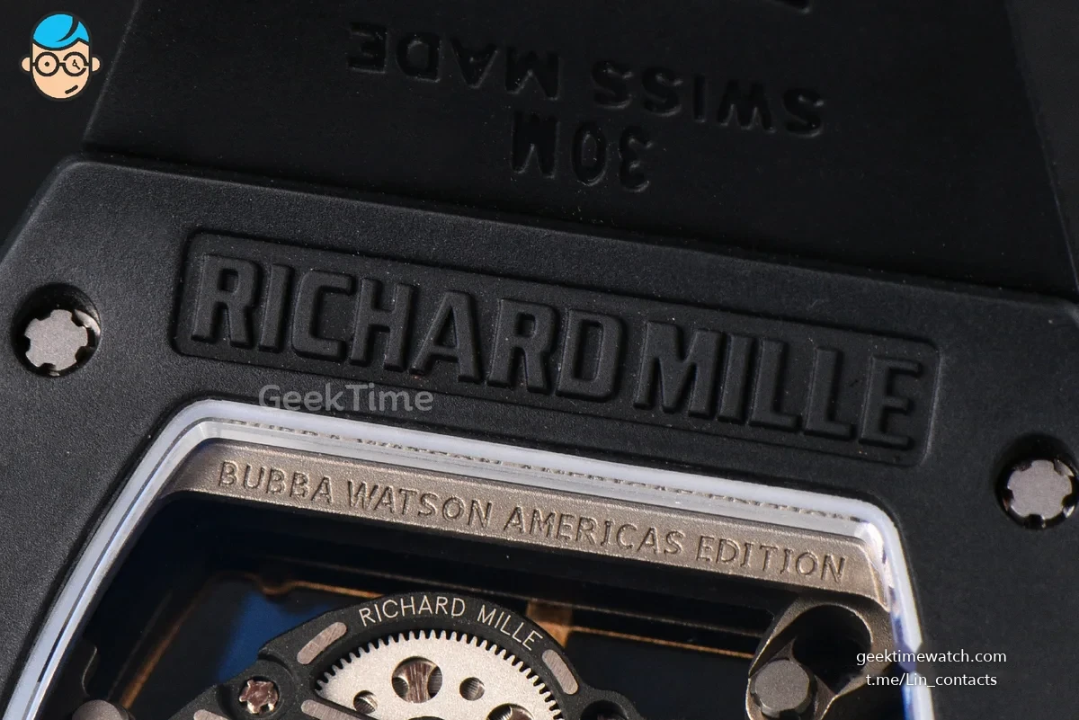 RM055 Ceramic ZF 42.7mm Black Bezel Black Skeleton Dial Black Crown on Black Rubber Strap RMUL2