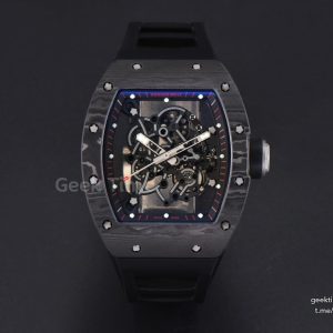 RM055 NTPT ZF Black Bezel Black Crown on Black Rubber Strap RMUL2 Super Clone V6