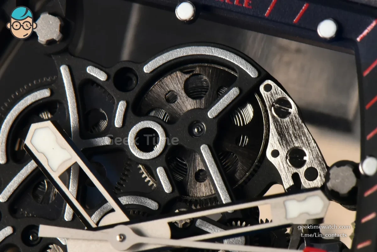 RM055 NTPT ZF Black Bezel Black Crown on Black Rubber Strap RMUL2 Super Clone V6