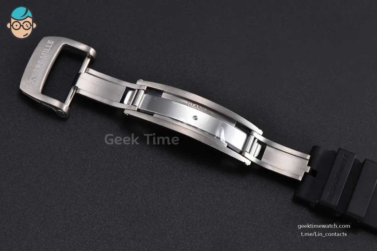 RM055 NTPT ZF Black Bezel Black Crown on Black Rubber Strap RMUL2 Super Clone V6