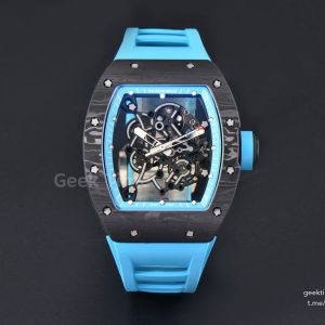 RM055 NTPT ZF Blue Bezel Blue Crown on blue Rubber Strap RMUL2 Super Clone V6