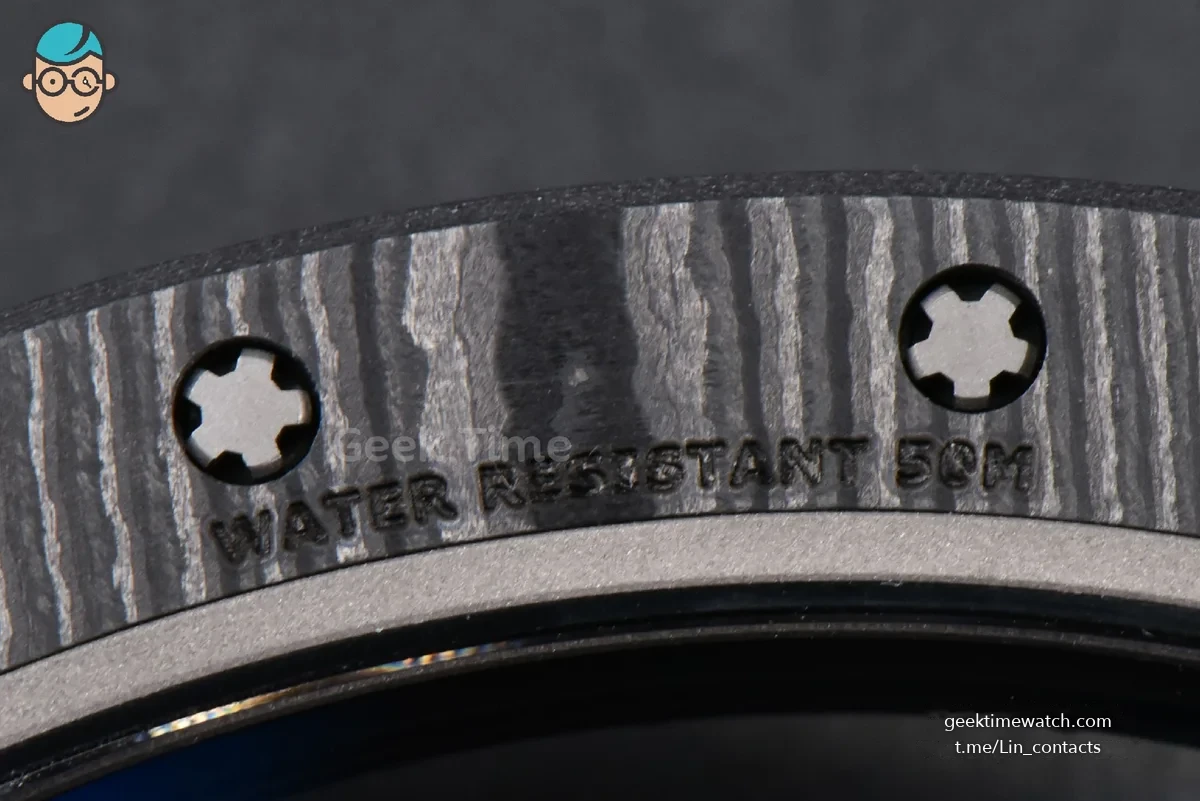 RM055 Ti Case APSF 42.7mm Black Skeleton Dial Black Bezel Red Crown on Red Rubber Strap RMUL2