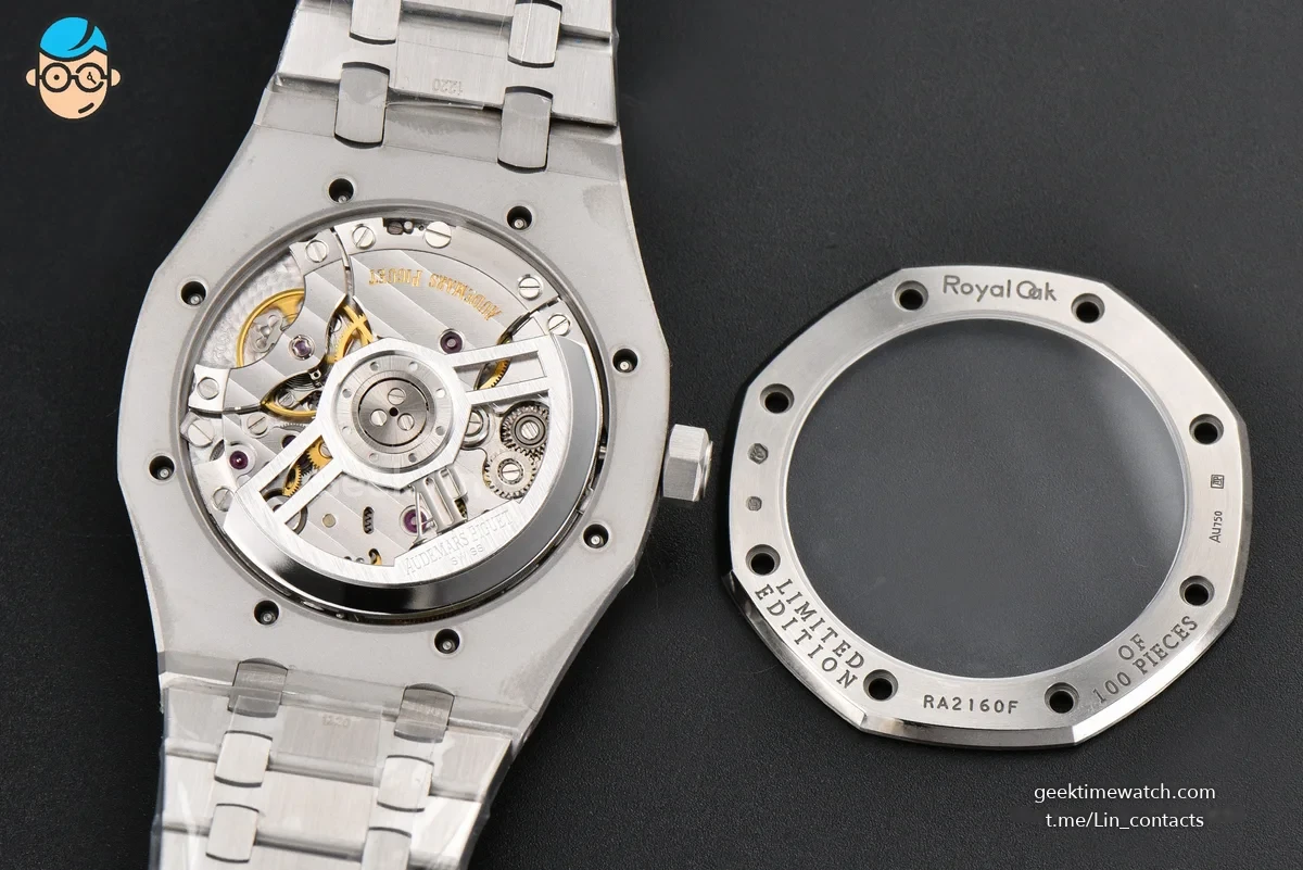 Royal Oak 15510 41mm ’50th Anniversary’ ZF Ice Blue Dial Diamond Marker SS Bracelet SA4302