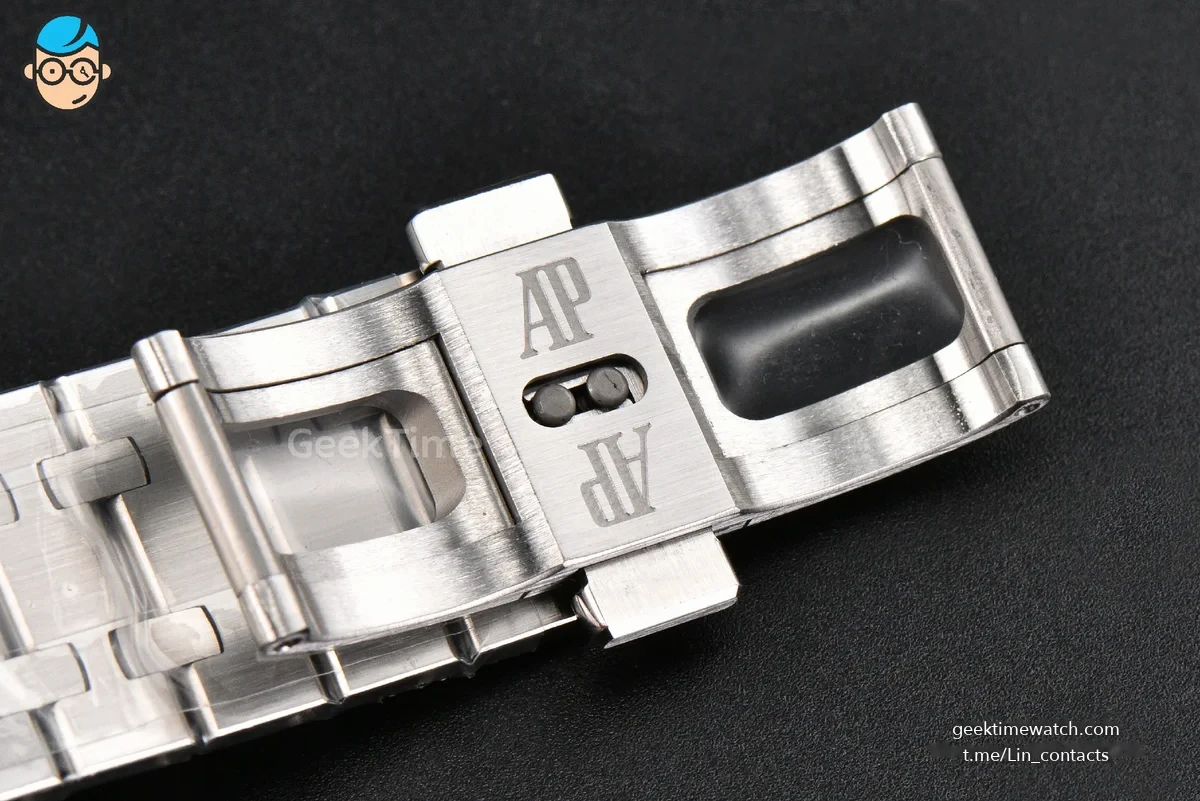 Royal Oak 15510 41mm ’50th Anniversary’ ZF Ice Blue Dial Diamond Marker SS Bracelet SA4302