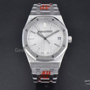 Royal Oak 15510 “50th Anniversary” ORF 41MM SS White Dial SS Bracelet SA4302