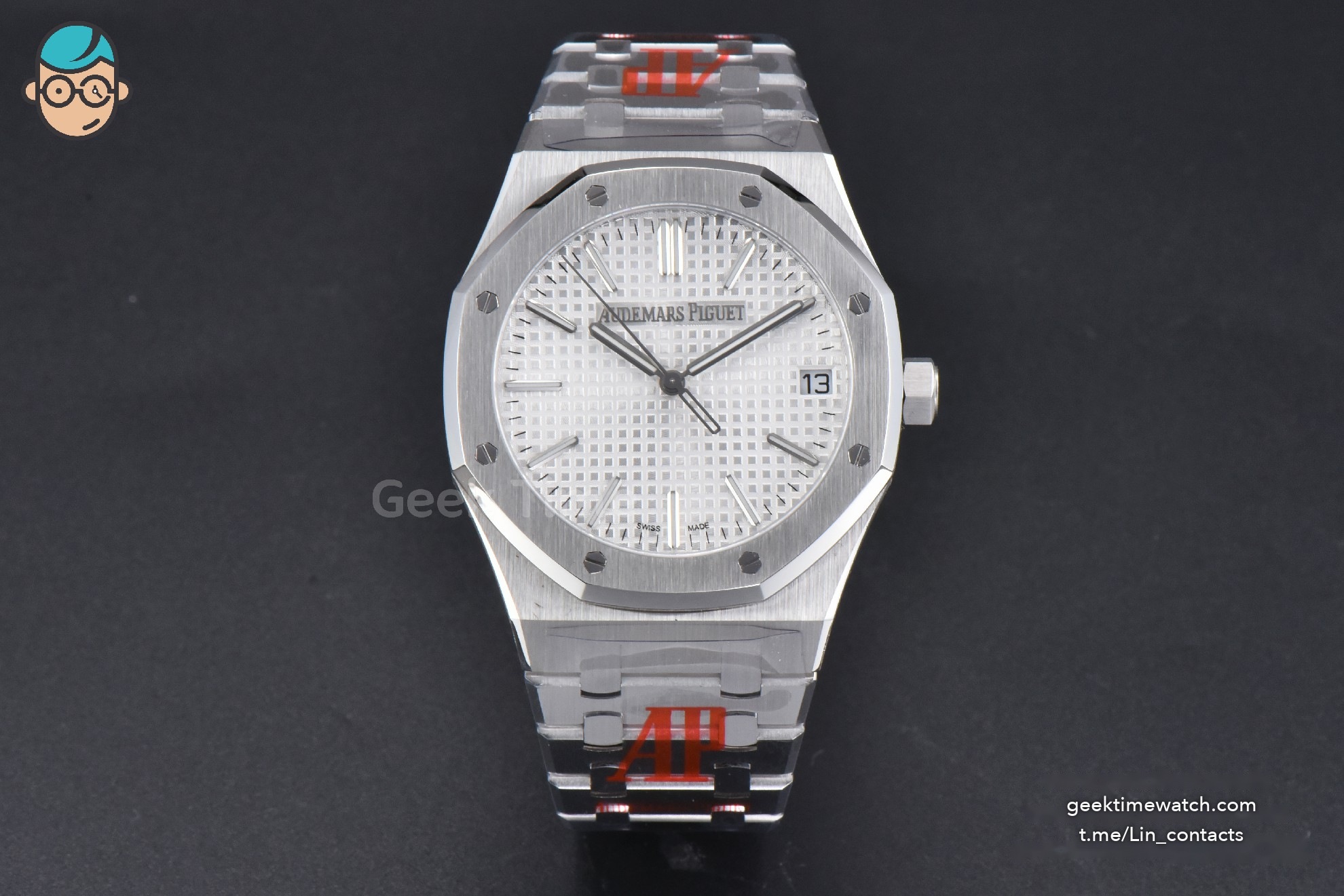 Royal Oak 15510 “50th Anniversary” ORF 41MM SS White Dial SS Bracelet SA4302