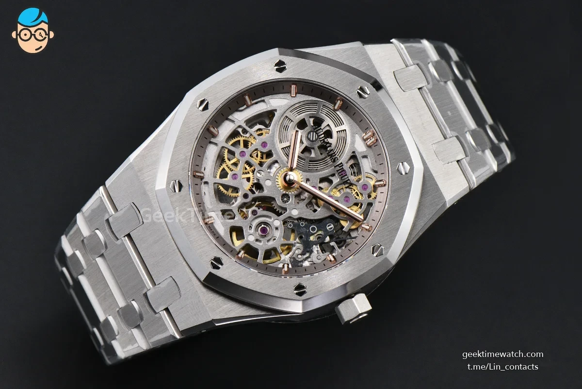 Royal Oak 16204 SS 39mm ZF Skeleton Dial SS Bracelet A7124