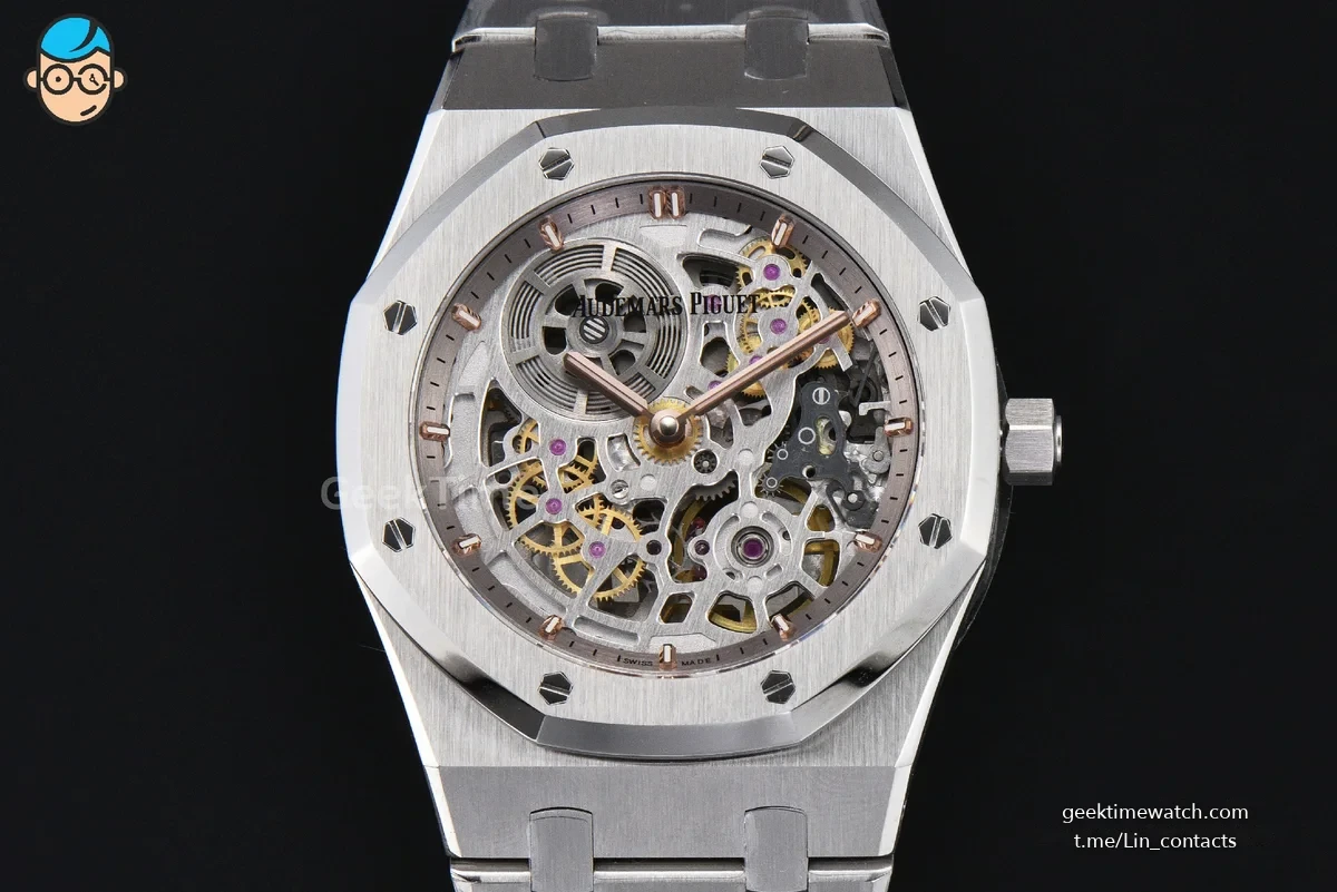 Royal Oak 16204 SS 39mm ZF Skeleton Dial SS Bracelet A7124
