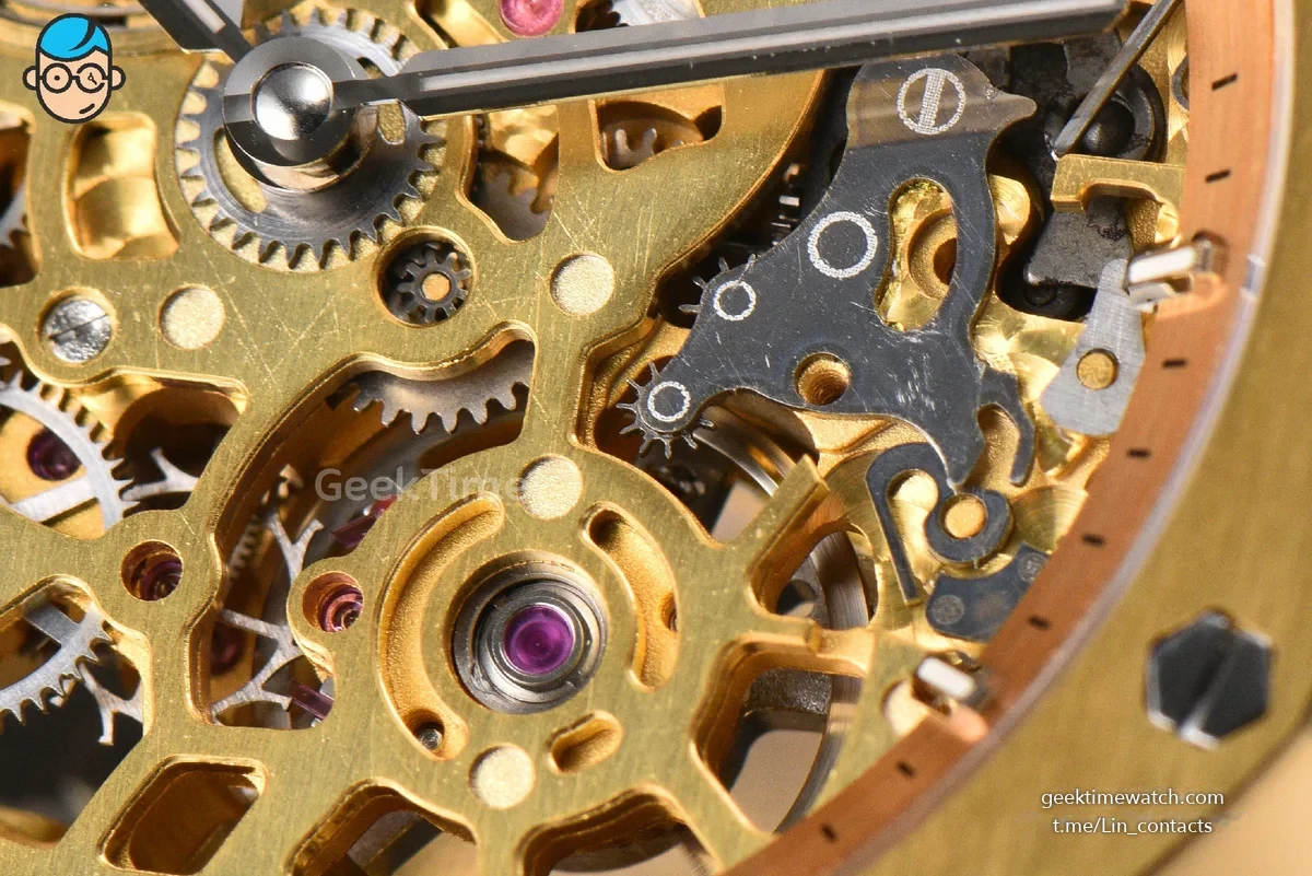 Royal Oak 16204 YG 39mm ZF Skeleton Dial YG Bracelet A7124