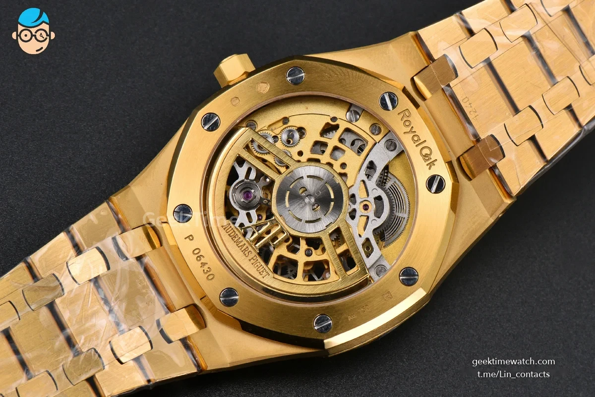 Royal Oak 16204 YG 39mm ZF Skeleton Dial YG Bracelet A7124