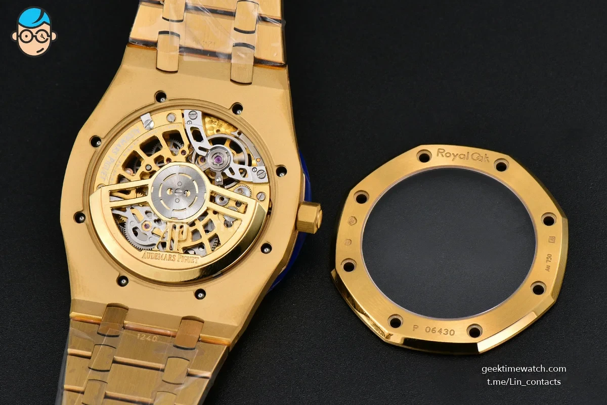 Royal Oak 16204 YG 39mm ZF Skeleton Dial YG Bracelet A7124