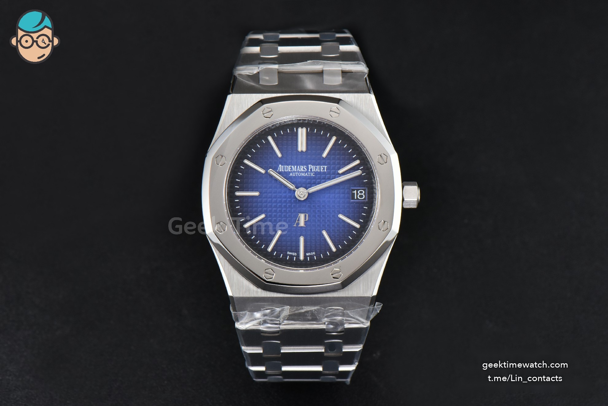 Royal Oak 39mm 15202 ZF Gradient Blue Dial SS Bracelet A2121