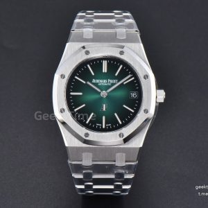 Royal Oak 39MM 16202 “50th Anniversary” ZF Green Gradient Dial SS Bracelet A7121