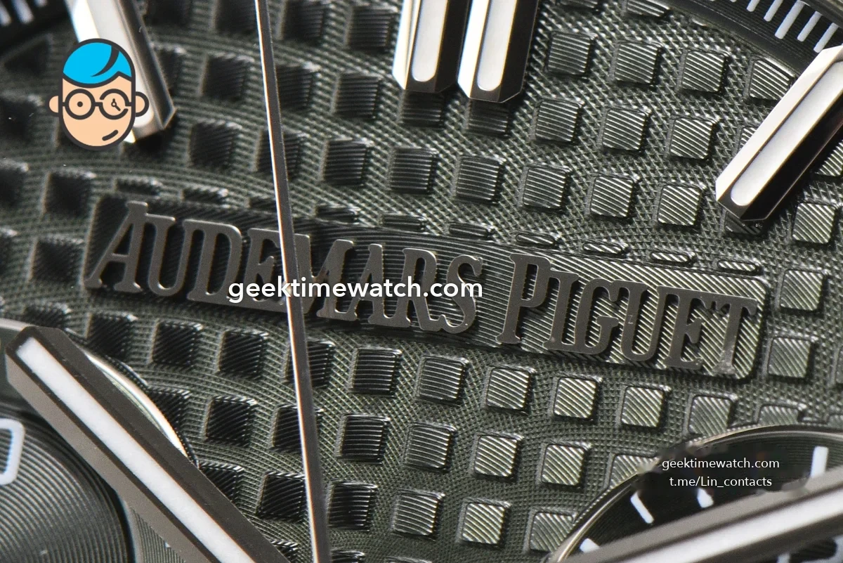 Royal Oak Chrono 26240 SS ZF 1:1 Best Edition Green Dial on SS Bracelet SA4401 Super Clone (V2 with free sprung 998$)