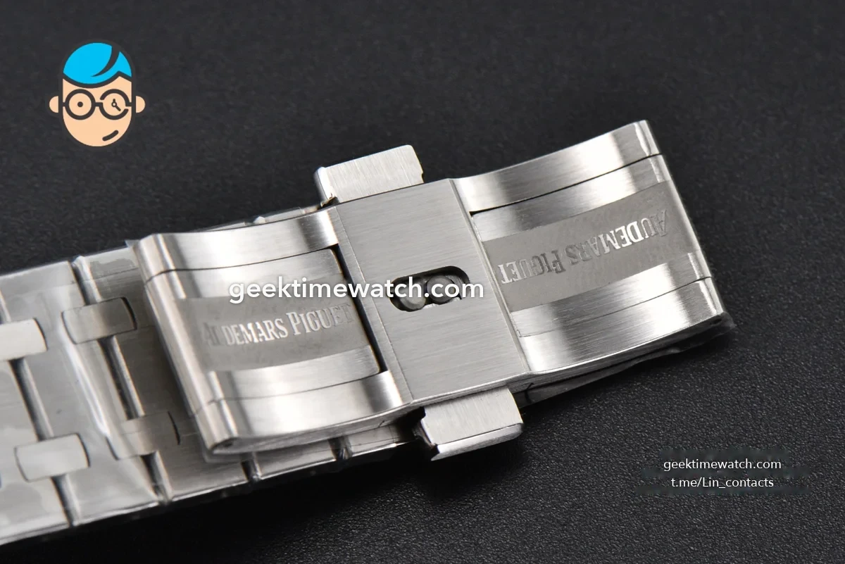 Royal Oak Chrono 26240 SS ZF 1:1 Best Edition White Dial on SS Bracelet SA4401 Super Clone (V2 with free sprung 998$)