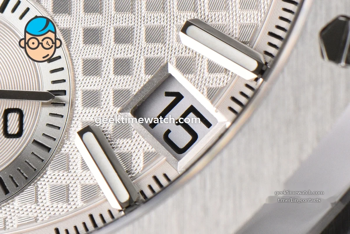 Royal Oak Chrono 26240 SS ZF 1:1 Best Edition White Dial on SS Bracelet SA4401 Super Clone (V2 with free sprung 998$)