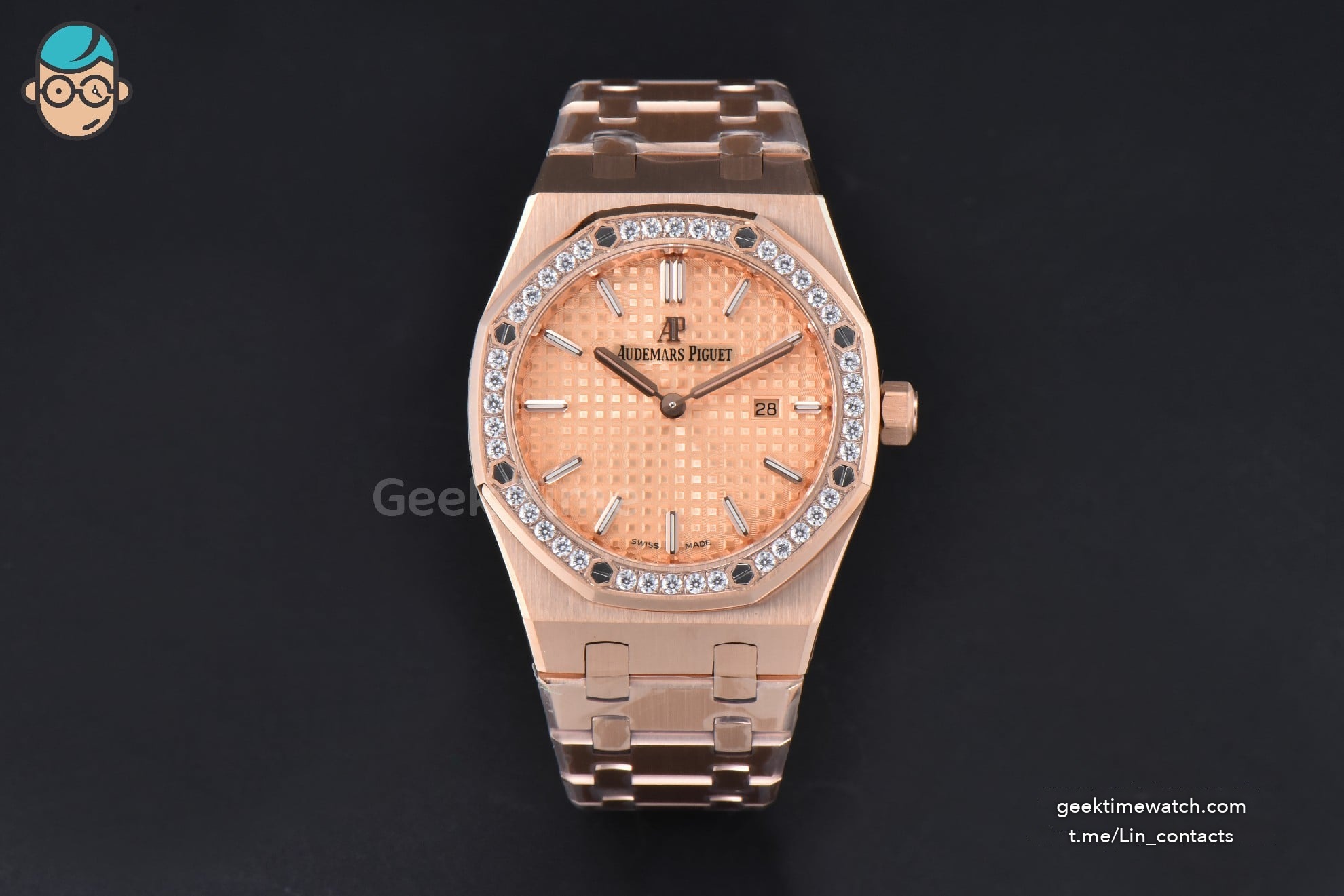 Royal Oak Ladies 67651OR 33mm ZF RG Diamond RG Dial RG Bracelet Quartz