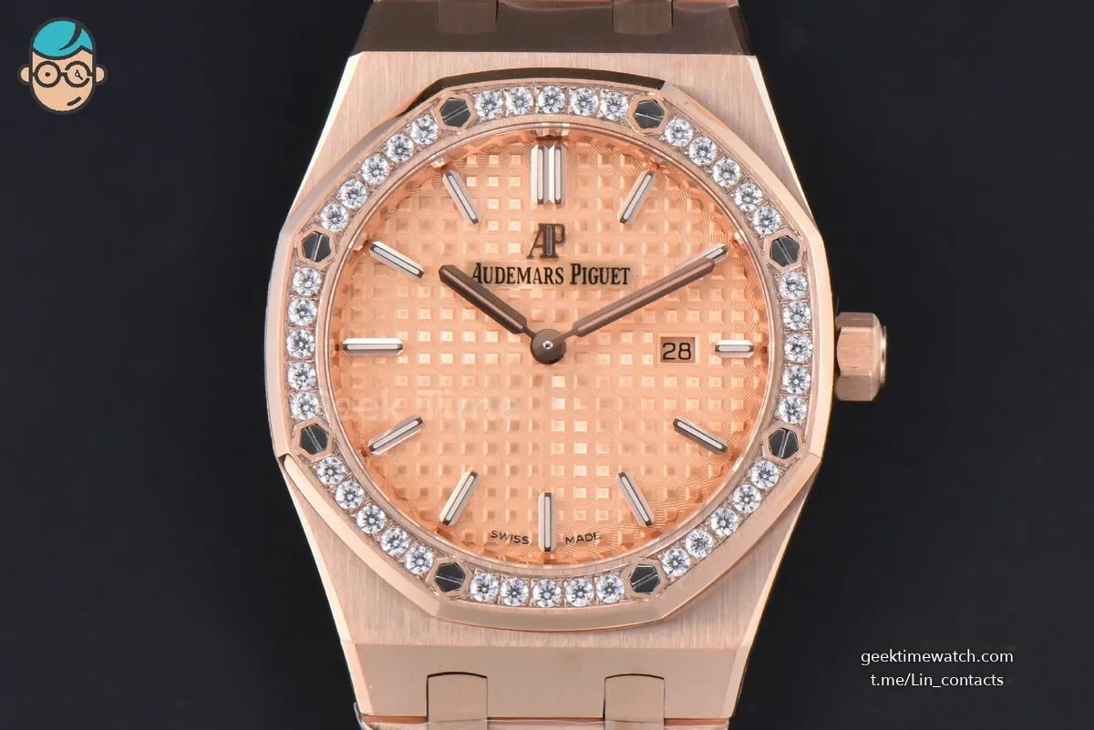 Royal Oak Ladies 67651OR 33mm ZF RG Diamond RG Dial RG Bracelet Quartz