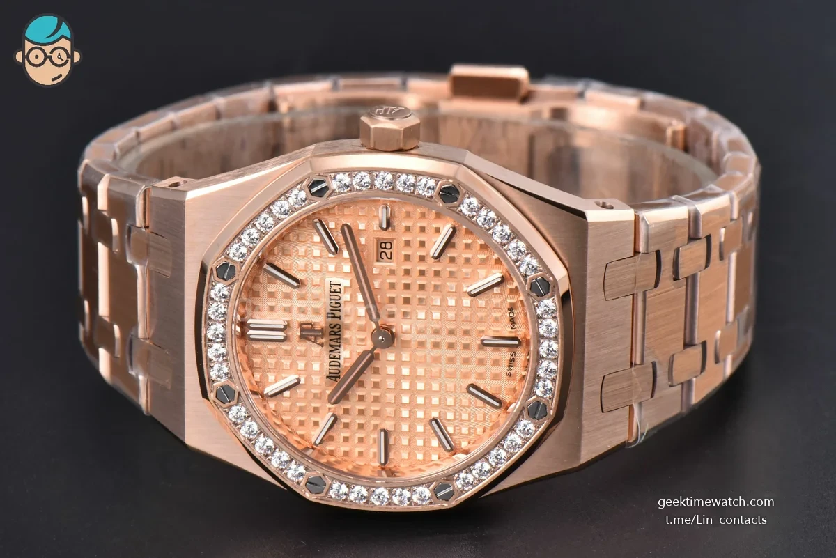 Royal Oak Ladies 67651OR 33mm ZF RG Diamond RG Dial RG Bracelet Quartz