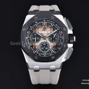 Royal Oak Offshore 26420 43mm APSF Brown Black Subdial Black Gray Rubber Strap SH4401