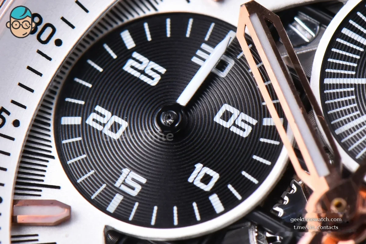 Royal Oak Offshore Ruben Barrichello II 44mm RG JF White Skeleton Dial Black Leather Strap A3126 V2