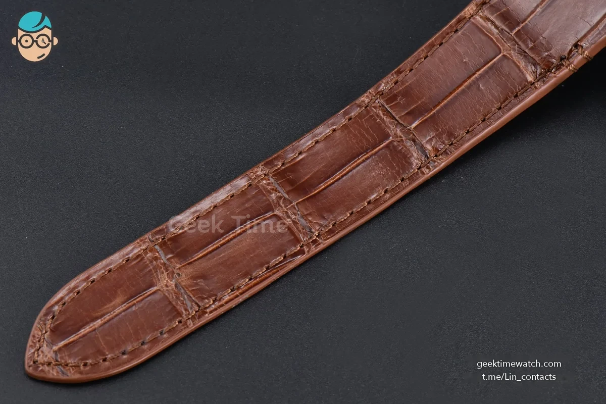 Santos de Cartier Large 40mm AF SS Brown Dial Brown Leather Strap MIYOTA 9015