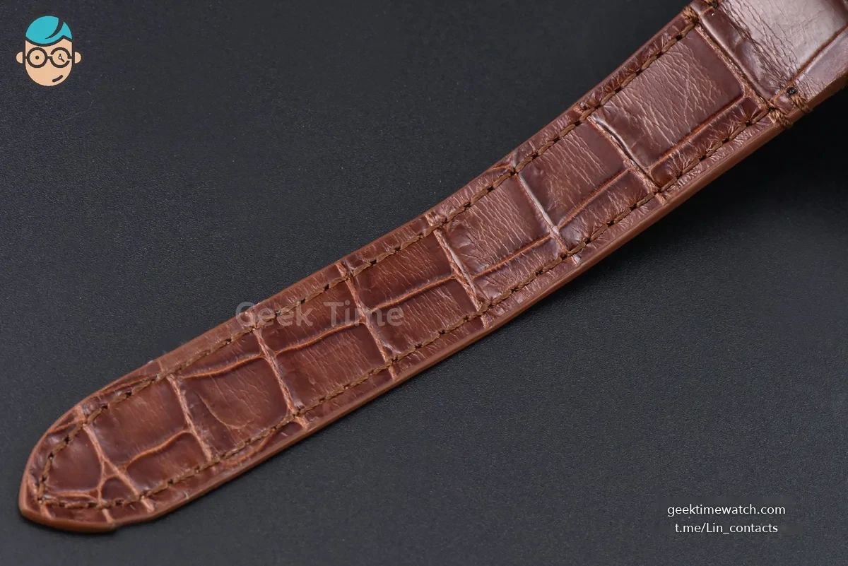 Santos de Cartier Medium 35mm SS AF Brown Dial Brown Leather Strap MIYOTA 9015