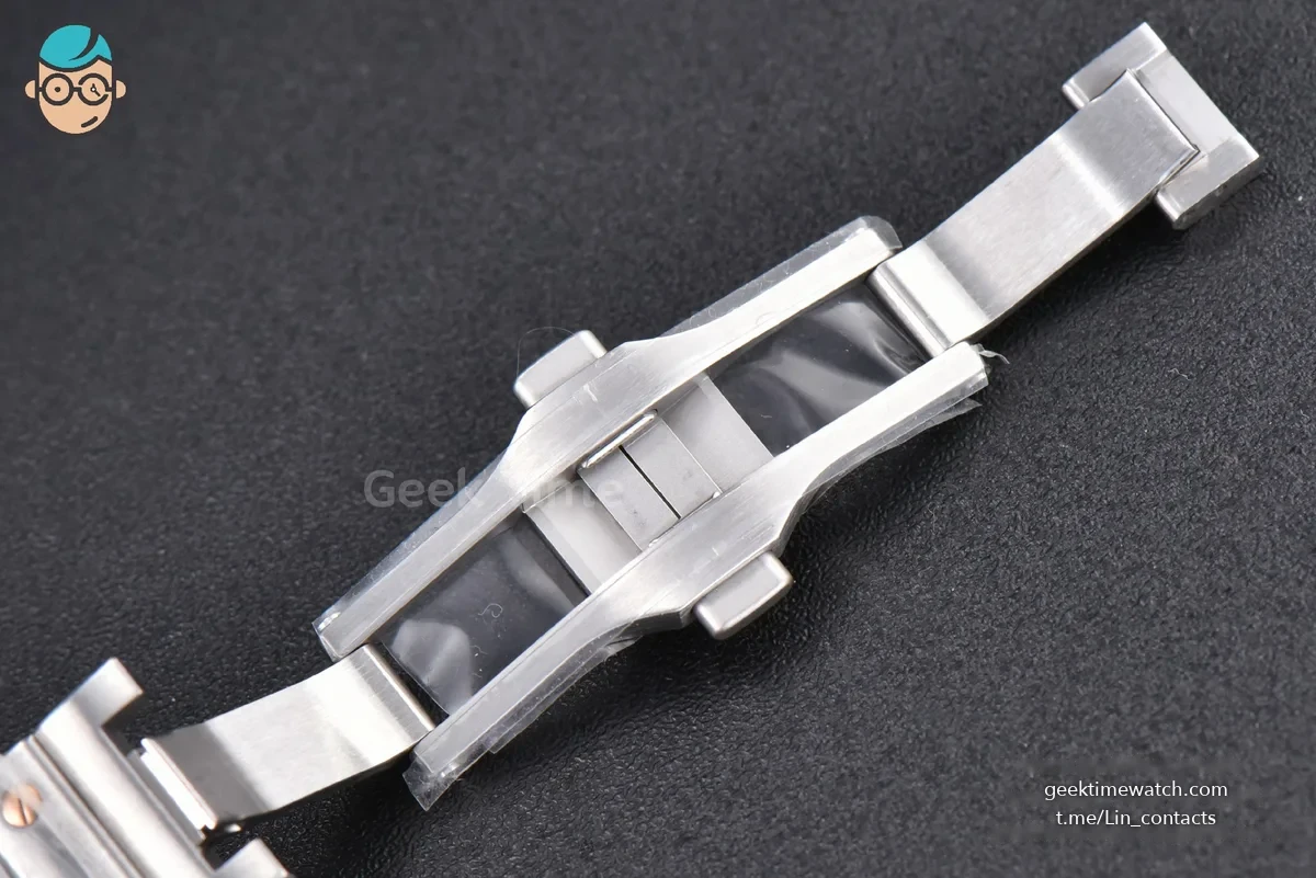 Santos de Cartier Medium BVF 35MM RG/SS White Dial RG/SS Bracelet MIYOTA 9039