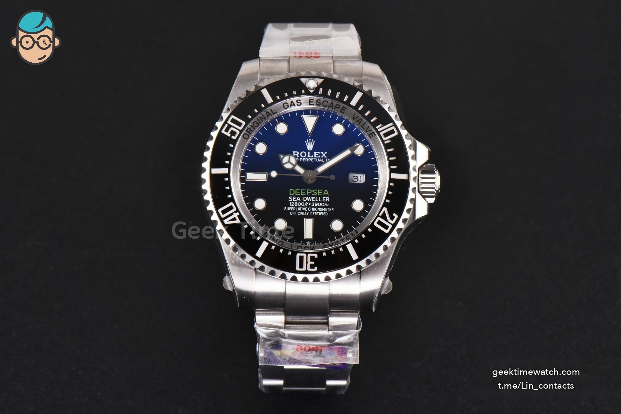Sea-Dweller 44mm 126660 CSF ‘D-Blue’ Dial SS Bracelet VR3235