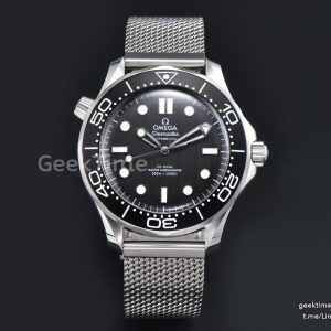 Seamaster 300 “No Time To Die”NTTD 42mm VSF SS Black Bezel Black Dial Milanese Bracelet A8806