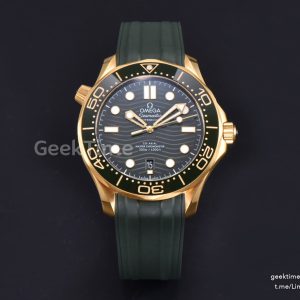 Seamaster Diver 300M 42mm VSF RG Green Bezel Green Dial Green Rubber Strap A8800