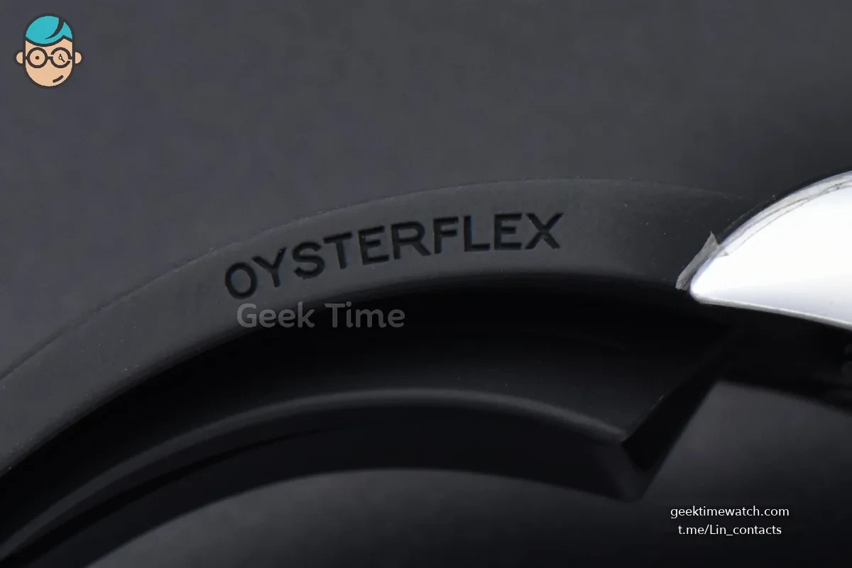 Sky-Dweller 336239 42mm ZF SS Black Dial Rubber Oysterflex Strap (Tungsten)