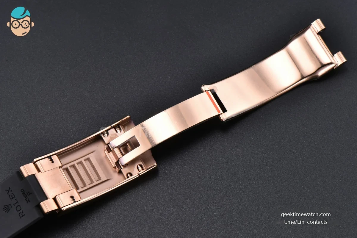 Sky-Dweller 336935 42mm ZF RG Case Brown Dial Rubber Oysterflex Strap A23J (Tungsten)