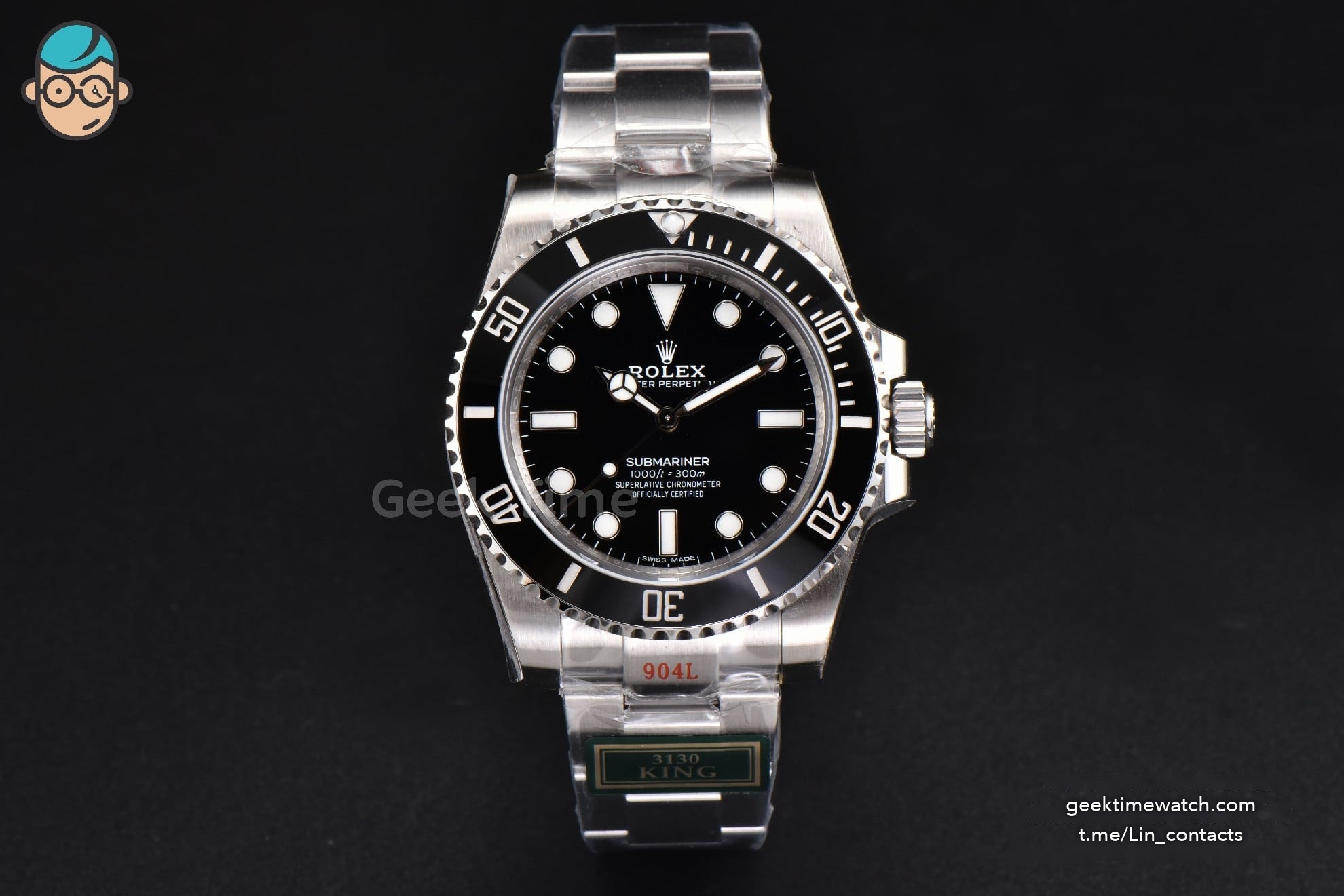 Submariner 114060 LN No Date 40mm King SS Bracelet VR3230